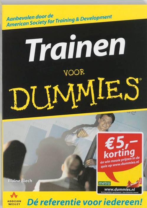 Trainen voor Dummies / Voor Dummies 9789043011372, Boeken, Studieboeken en Cursussen, Gelezen, Verzenden