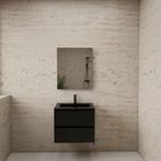 ACTIE BWS Badmeubel | Paris | Mat Zwart 60 cm | Mat Zwart, Doe-het-zelf en Bouw, Ophalen of Verzenden, Nieuw, Bad