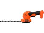 BLACK+DECKER BCSS18B-XJ - Gras- en Struikschaar - 18V 2IN1, Tuin en Terras, Verzenden, Zo goed als nieuw, BLACK+DECKER