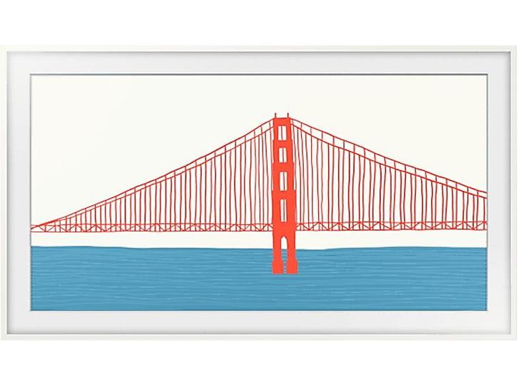 Samsung -  Tv-frame Aanpasbare Bezel 43 The Frame 2021 Wit, Audio, Tv en Foto, Televisies, Nieuw, Samsung, Verzenden