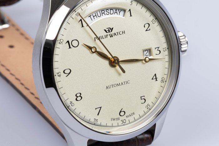 Philip Watch - Museum - Date & Date - Automatic - 40 mm -, Handtassen en Accessoires, Horloges | Heren