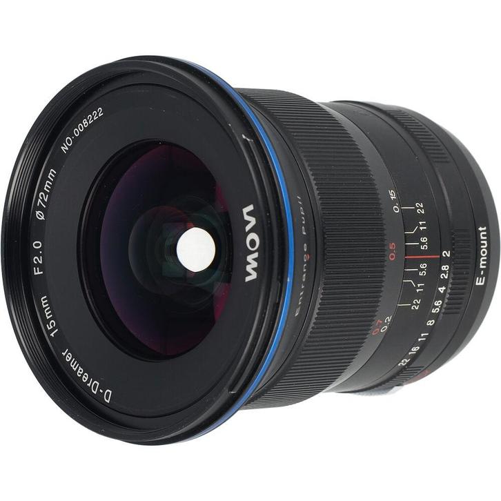 Laowa 15mm F/2.0 ZERO-D Sony FE | Occasion (TVA inclusive), Audio, Tv en Foto, Foto | Lenzen en Objectieven, Ophalen of Verzenden