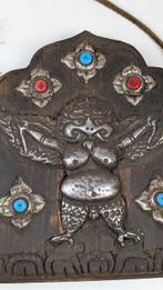 Boeddhistische objecten - massief hout / laag gehalte zilver