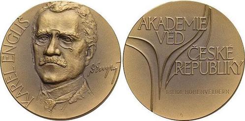 Bronze 1995 Universitaeten en Schulen Prag, Stadt, Postzegels en Munten, Penningen en Medailles, Verzenden