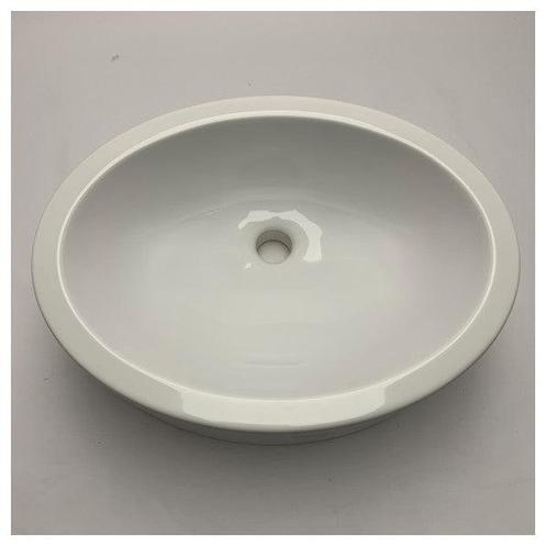 Bieden: Marine Marble Resin Oval Sink - Durable Nautical Ba, Doe-het-zelf en Bouw, Sanitair, Ophalen of Verzenden