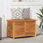 vidaXL Tuinbox met jaloezieën 90x50x56 cm massief acaciahout, Verzenden, Nieuw