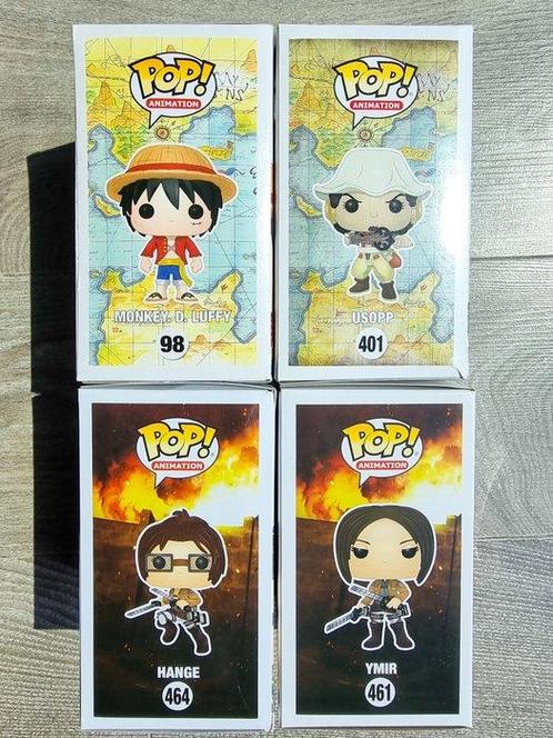 Funko - Funko Pop Anime Vaulted Bundle! One Piece + Attack, Antiek en Kunst, Antiek | Speelgoed