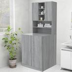 vidaXL Wasmachinekast 70,5x25,5x90 cm grijs sonoma, Elektronische apparatuur, Verzenden, Nieuw