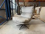 Veiling - Fauteuil Comfy - Draaibaar - Stof - Clay/Beige, Huis en Inrichting, Fauteuils, Nieuw