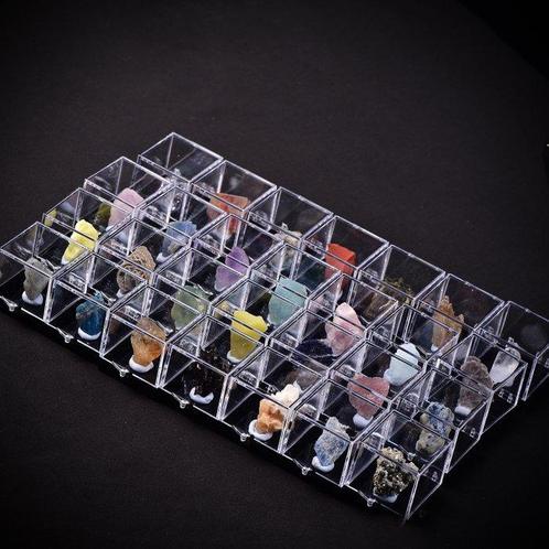 Pas de réserve - Collection exclusive de 28 minéraux, Verzamelen, Mineralen en Fossielen
