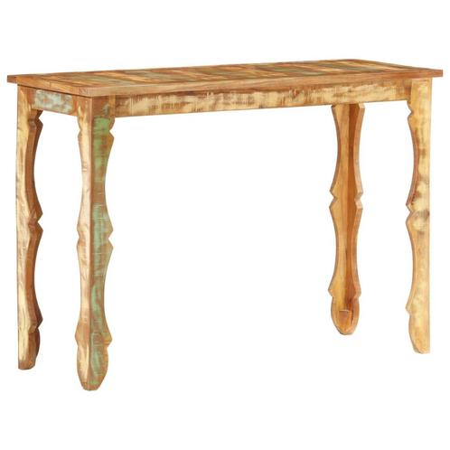 vidaXL Wandtafel 110x40x76 cm massief gerecycled hout, Huis en Inrichting, Tafels | Bijzettafels, Nieuw, Verzenden