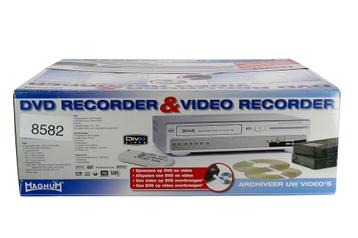 Magnum DVD-VCR | VHS / DVD Combi Recorder | BOXED, Verzenden, Nieuw