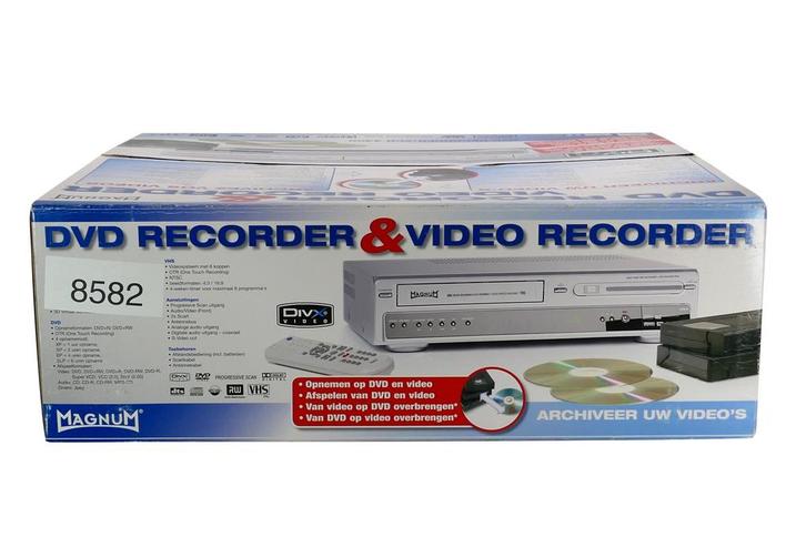 Magnum DVD-VCR | VHS / DVD Combi Recorder | BOXED, Audio, Tv en Foto, Videospelers, Verzenden