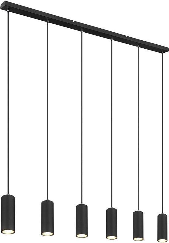 2dekans | Globo - hanglamp - Robby - zwart - metaal - grote, Maison & Meubles, Lampes | Suspensions, Enlèvement ou Envoi