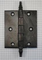 Deurscharnier 100 x 89 mm, ijzer zwart, Doe-het-zelf en Bouw, Nieuw, Overige materialen, Klink of Kruk