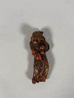 Netsuke en bois XVIIIeme siecle - Sculpture Bois - Japon -, Antiek en Kunst