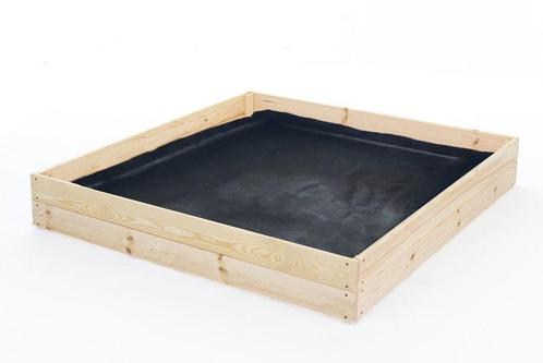 Duurzame grenen moestuinbak - 120x100x18 cm - weerbestend..., Tuin en Terras, Kweekspullen, Nieuw, Kweekbak, Ophalen of Verzenden