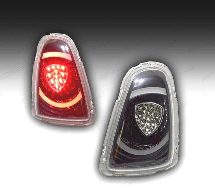 FEUX ARRIÈRE MINI COOPER R56 10-14 LIGHT BAR FOND NOIR, Auto-onderdelen, Verlichting, Verzenden