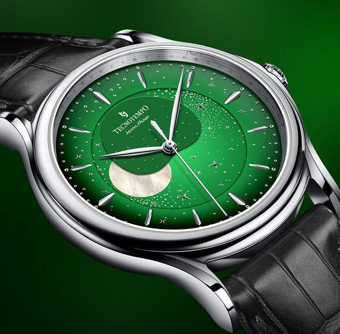 Tecnotempo - Automatic Moon Phase & Special Edition -, Handtassen en Accessoires, Horloges | Heren