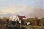 Belgian School (XIX) - Herding scene, Antiquités & Art