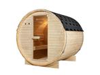 Veiling - Barrelsauna Spitsbergen- 3,6 - 8 kW - 191x193x180, Sport en Fitness, Sauna, Nieuw