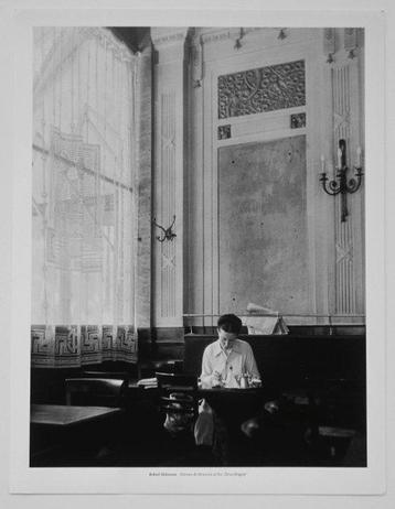 Robert Doisneau - Simone de Beauvoir at the Deux Magots,