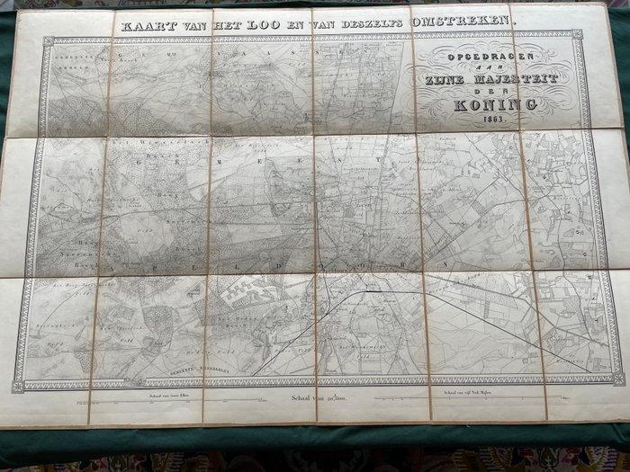 Nederland - Het Loo, Apeldoorn, Veluwe; n.v.t. - Kaart van, Boeken, Atlassen en Landkaarten