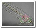 Lint Organza Wit met gouddraad / m Lint Organza Wi, Nieuw