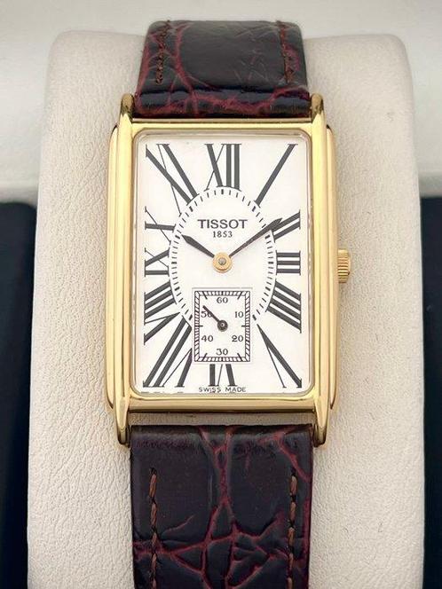 Tissot - Sans Prix de Réserve - 18K GP Vintage Roman, Handtassen en Accessoires, Horloges | Heren