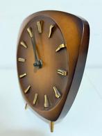 Tafelklok - Dugena - Mid-century modern - Gelakt messing -