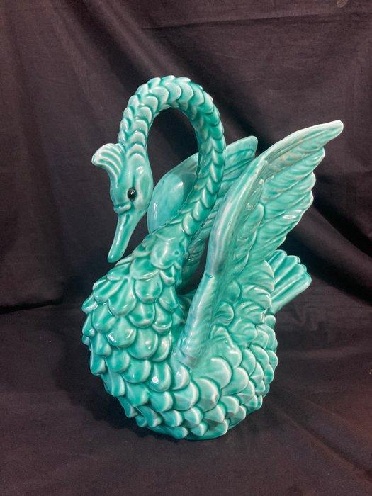 37 cm - Jardinière - Imposant pique-fleurs LE CYGNE -, Antiek en Kunst, Kunst | Designobjecten