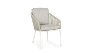 Suns Nappa eetstoel wit - fishbone weaving camel sand |