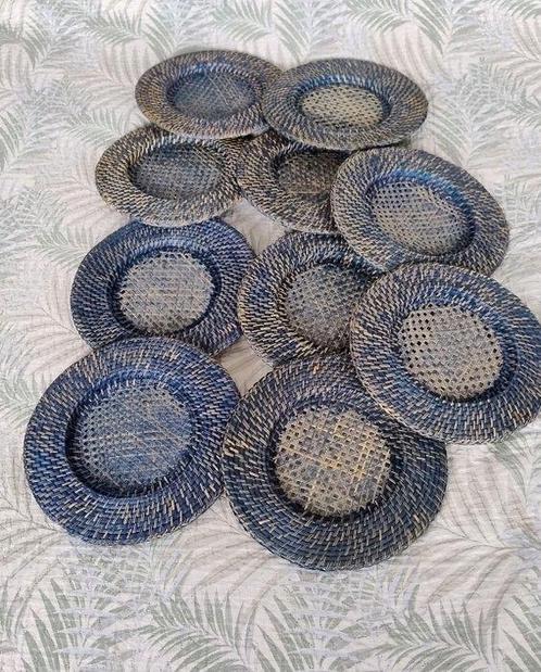 Flamant - Onderbord (10) - Rattan - Birma-stokladers, Antiek en Kunst, Kunst | Designobjecten