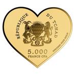 Tchad. 5000 Francs 1/200 oz 999 Fine Gold 5000 CFA Francs, Postzegels en Munten