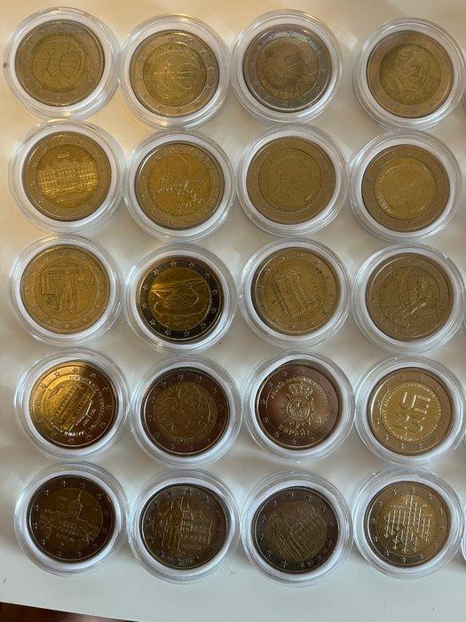 Europa. 2 Euro 2006/2025 (37 stuks) (Zonder Minimumprijs), Postzegels en Munten, Munten | Europa | Euromunten
