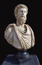 sculptuur, Busto Marco Aurelio - 44 cm - Marmo di Carrara, Antiquités & Art