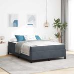 vidaXL Bedframe Anders Wit en Lichtgrijs 140 x 190 cm, Verzenden, Nieuw