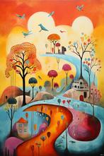 Felix van Horst - Serene Sojourn (XXL), Antiquités & Art, Art | Peinture | Moderne