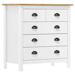 vidaXL Buffet Hill Blanc 79x40x80 cm Bois de pin solide, Verzenden, Neuf