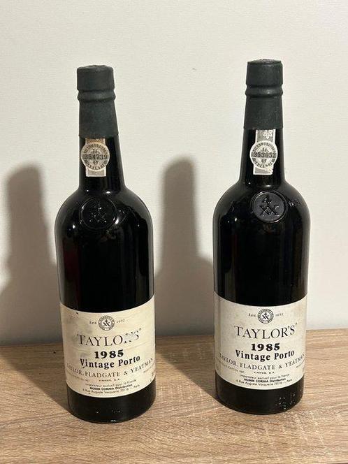 1985 Taylors - Vintage Port - Gebotteld in 1987 -  Porto  -, Verzamelen, Wijnen