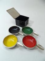 Bauhaus - Bol (4) - Laiton - quatre cendriers empilables