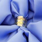 Gouden ring set, Handtassen en Accessoires, Ringen, Gebruikt, Overige kleuren, Ophalen of Verzenden, 17 tot 18