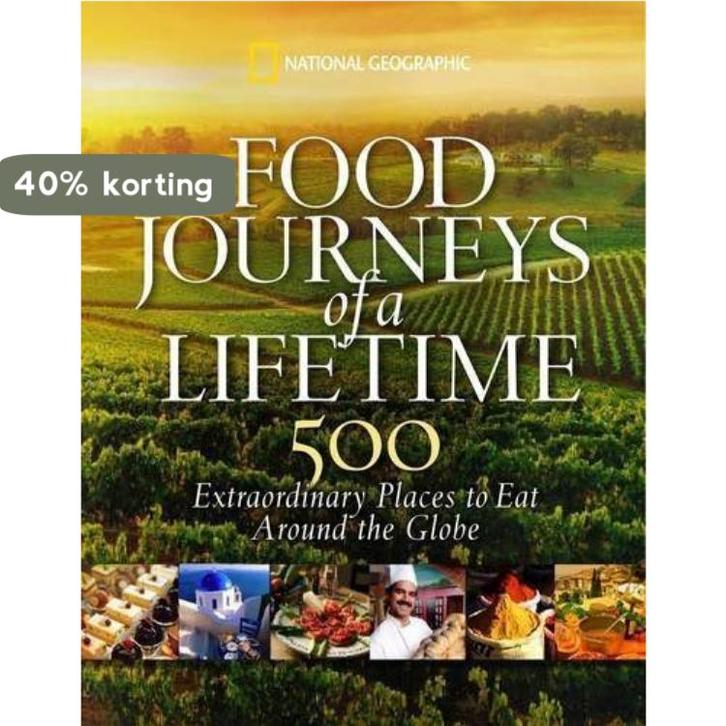 Food Journeys of a Lifetime 9781426205071, Boeken, Taal | Engels, Gelezen, Verzenden