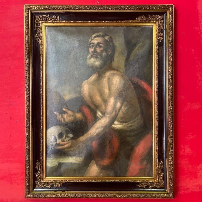 Italiaanse school (XX) - San Girolamo, Antiek en Kunst, Kunst | Schilderijen | Klassiek