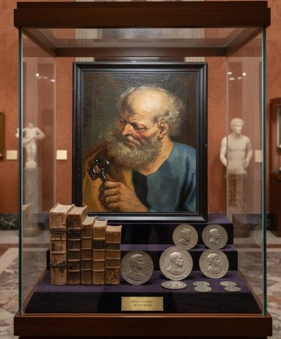 École Boulognaise (c. 1680) - Saint Pierre, Antiek en Kunst, Kunst | Schilderijen | Klassiek