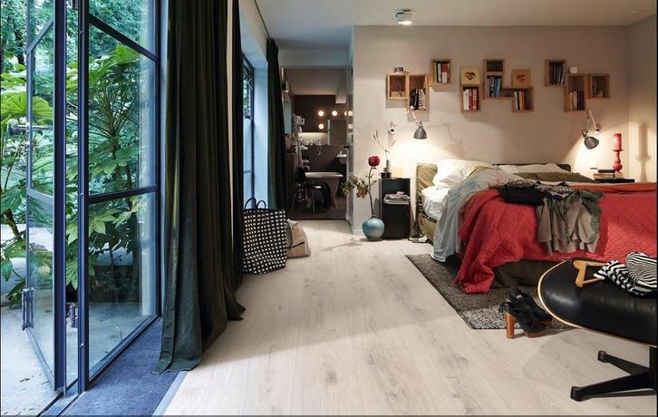 Meister Gletsjer 6838 LL 250 laminaat eik wit 250x2000, Doe-het-zelf en Bouw, Vloerdelen en Plavuizen, Ophalen of Verzenden