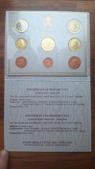 Vaticaan. Year Set (BU) 2009 (Zonder Minimumprijs), Postzegels en Munten, Munten | Europa | Euromunten