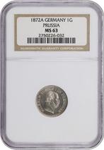 Duitsland, Pruisen Willem I. Groschen 1872 - NGC MS62