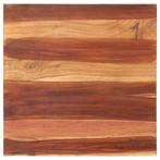 vidaXL Tafelblad 25-27 mm 70x70 cm massief acaciahout, Verzenden, Nieuw