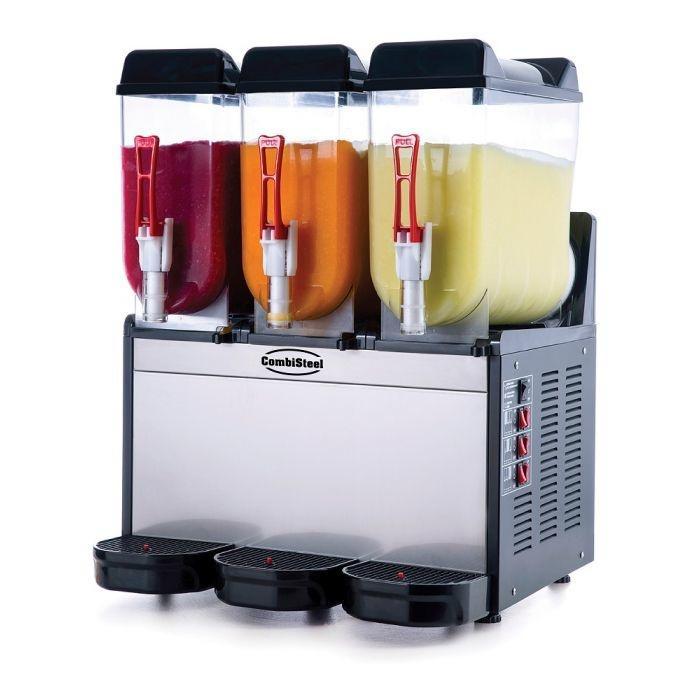 Slushmachine | RVS | 3x 12L | 230V | 590x530x780(h)mm, Zakelijke goederen, Horeca | Keukenapparatuur, Nieuw in verpakking, Verzenden